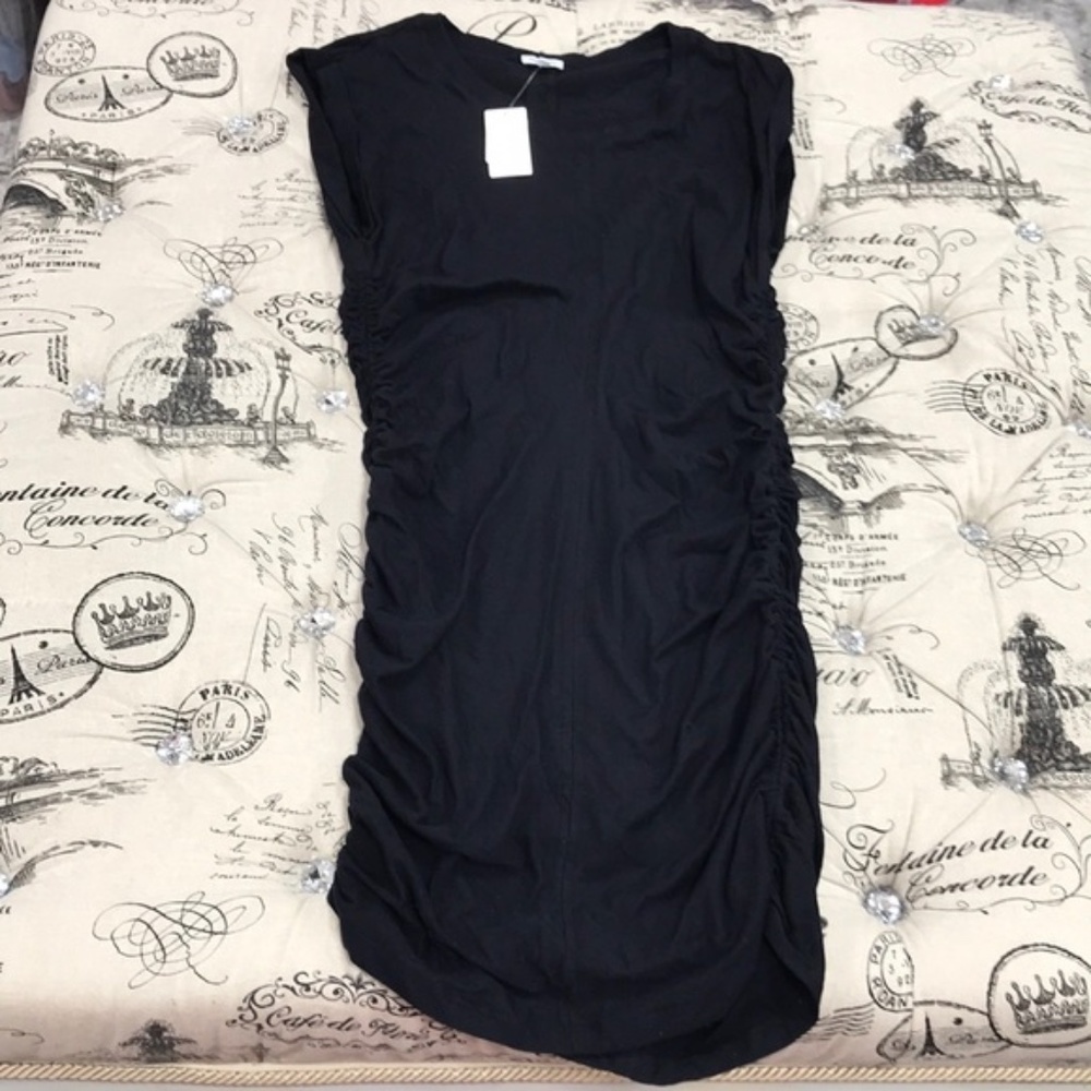 Splendid Ruched Jersey Minidress - Picture 4 of 9